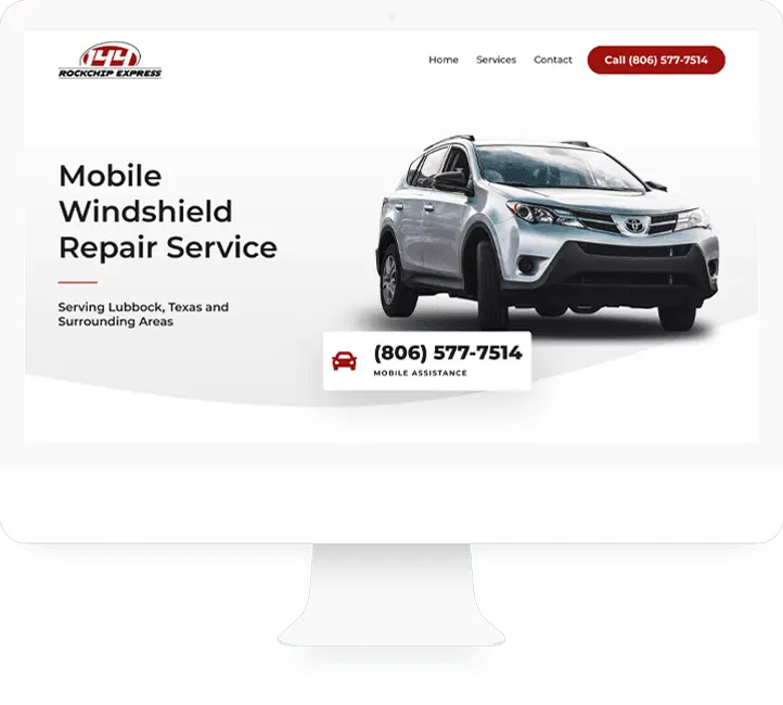 144 Rockchip Express website design by Aaron Myers Design